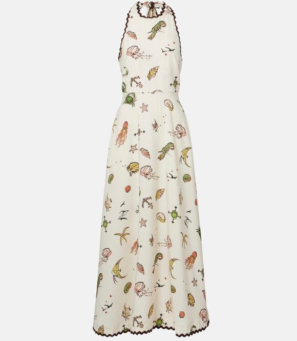 ALEMAIS Dresses & Skirts - Alemais Printed halterneck maxi dress